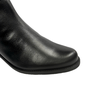 Bota Luz da Lua Feminina Cano Curto Preto Couro