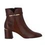 Bota Luz da Lua Feminina Cano Curto Trufa Couro