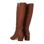 Bota Luz da Lua Feminina Cano Longo Ambar Couro