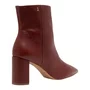 Bota Santa Lolla Feminina Salto Bloco Marrom Couro