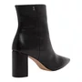 Bota Santa Lolla Feminina Salto Bloco Preta Couro