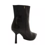 Bota Santa Lolla Feminina Salto Fino Preta Couro