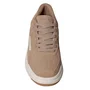 Tênis Calvin Klein Masculino Layers Caqui Couro Camurça 