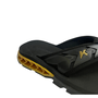 Chinelo Kenner Masculino Rakka Preto Dourado Preto