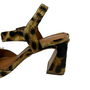 Sandála Jorge Bischoff Feminina Onça Animal Print Couro 