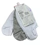 Kit Meia Puma 3 Pares Branco Cinza