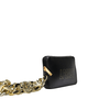 Kit Sandália Santa Lolla Feminina Dourada + Cluth Lança Perfume Feminina Preta