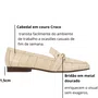 Loafer Jorge Bischoff Bridão Off White Couro Croco
