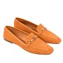 Loafer Jorge Bischoff Feminino Caramelo Couro Snake