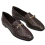 Loafer Jorge Bischoff Feminino Marrom Monograma Jb Couro