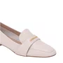Loafer Luz da Lua Feminino Panna Couro 