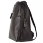 Mochila Expopelly Preta Couro