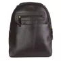Mochila Expopelly Preta Couro