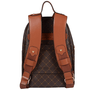 Mochila Jorge Bischoff Feminina Grande Monograma Couro