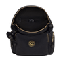 Mochila Kipling City Zip Glorious Gold