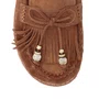 Mule Luiza Barcelos Feminino Caramelo Couro 