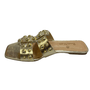 Rasteira Berti Maria Feminina Ouro Light Couro