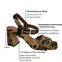 Sandála Jorge Bischoff Feminina Onça Animal Print Couro 