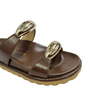 Sandália Cecconelo Birken Off White Couro