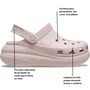 Sandália Crocs Feminina Classic Crush Clog Quartz