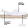 Sandália Crocs Feminina Crocband Clog White Pink Caramel