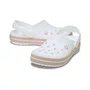 Sandália Crocs Feminina Crocband Clog White Pink Caramel