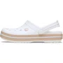Sandália Crocs Feminina Crocband Clog White Pink Caramel