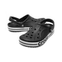 Sandália Crocs Unissex Bayaband Clog Preto Branco