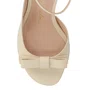 Sandália Luiza Barcelos Feminina Salto Alto Off White Couro