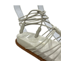 Sandália Santa Lolla Feminina Birken Off White Amarração