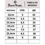 Sapatilha Berti Maria Feminina Tachas Prata Couro