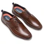 Sapato Democrata Metropolitan Type Conhaque Couro