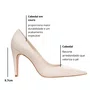 Scarpin Carrano Feminino Gio Salto Fino Lait Couro