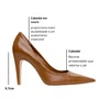 Scarpin Carrano Feminino Gio Salto Fino Marrom Saddle Couro