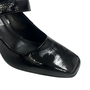 Scarpin Jorge Bischoff Feminino Branco Salto Alto Couro