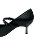 Scarpin Jorge Bischoff Feminino Preto Tachas Couro