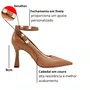 Scarpin Jorge Bischoff Feminino Salto Alto Caramelo Couro
