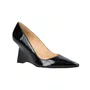 Scarpin Luiza Barcelos Feminino Preto Veniz Salto Anabela 