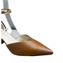 Scarpin Luz da Luz Feminino Ambar Couro