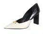 Scarpin Luz da Luz Feminino Panna Netuno Couro Verniz