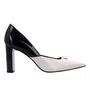 Scarpin Luz da Luz Feminino Panna Netuno Couro Verniz