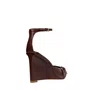 Slingback Carrano Feminino Marrom Brunette Couro 