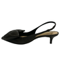 Slingback Cecconello Feminino Laço Café Couro