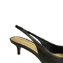 Slingback Cecconello Feminino Laço Café Couro