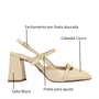 Slingback Jorge Bischoff Feminina Off White Couro