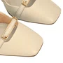 Slingback Jorge Bischoff Feminina Off White Couro