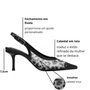 Slingback Jorge Bischoff Feminino Telado Onça 