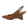 Slingback Luiza Barcelos Feminino Blush Couro Verniz
