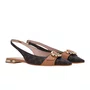 Slingback Luz da Lua feminino Mocca Amêndoa