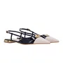 Slingback Luz da Lua Feminino Panna Netuno Couro Verniz